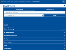 Tablet Screenshot of das-oertliche-online.de